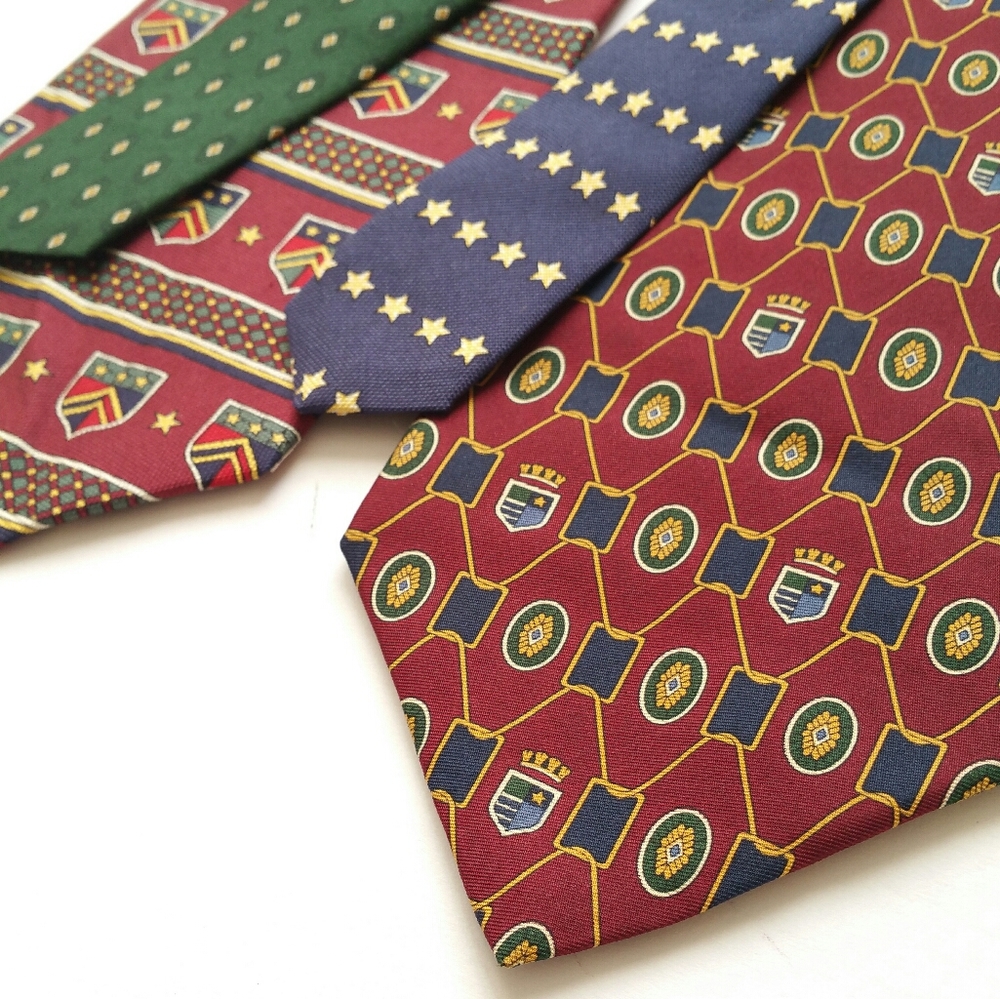 Tommy Hilfiger Red Silk Tie Lot